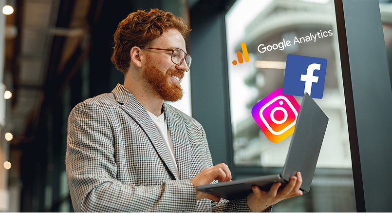 man-with-laptop-social-media-app-poping-out