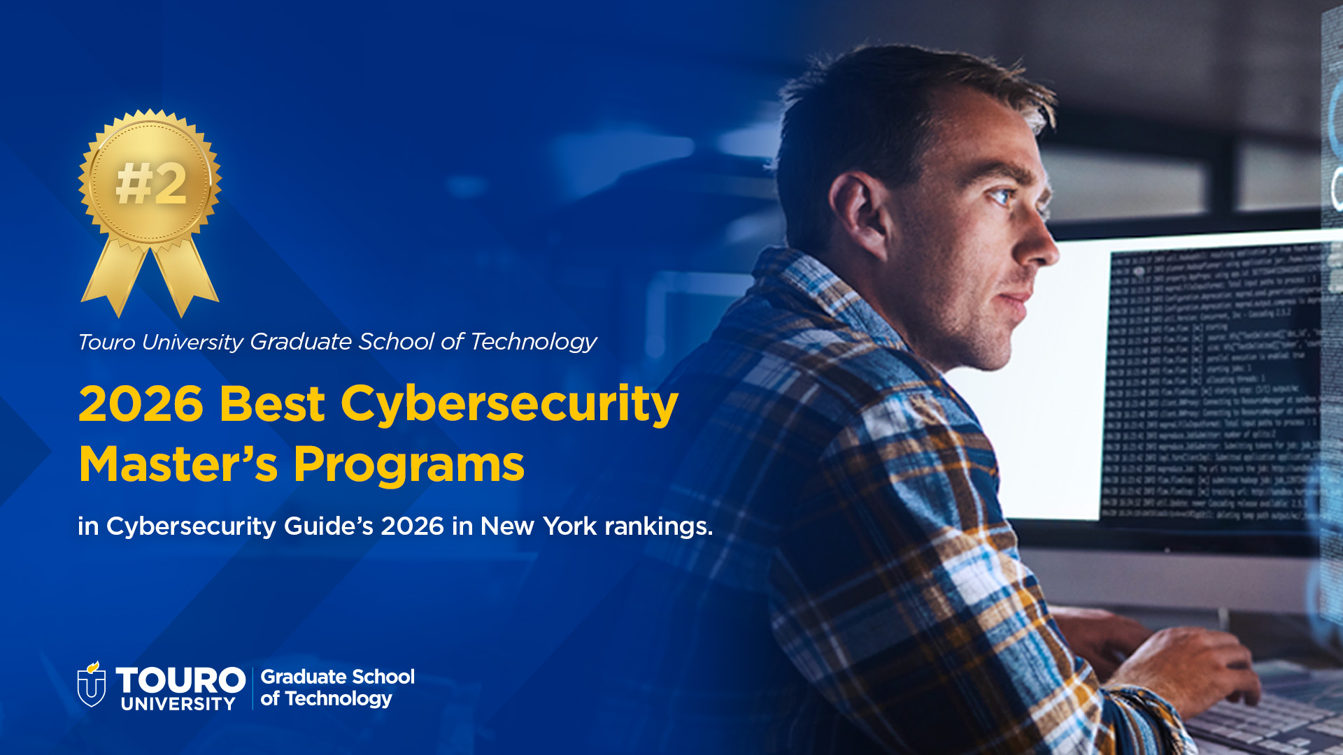 Touro Cybersecurity Master’s Program Ranked #2 by Cybersecurity Guide