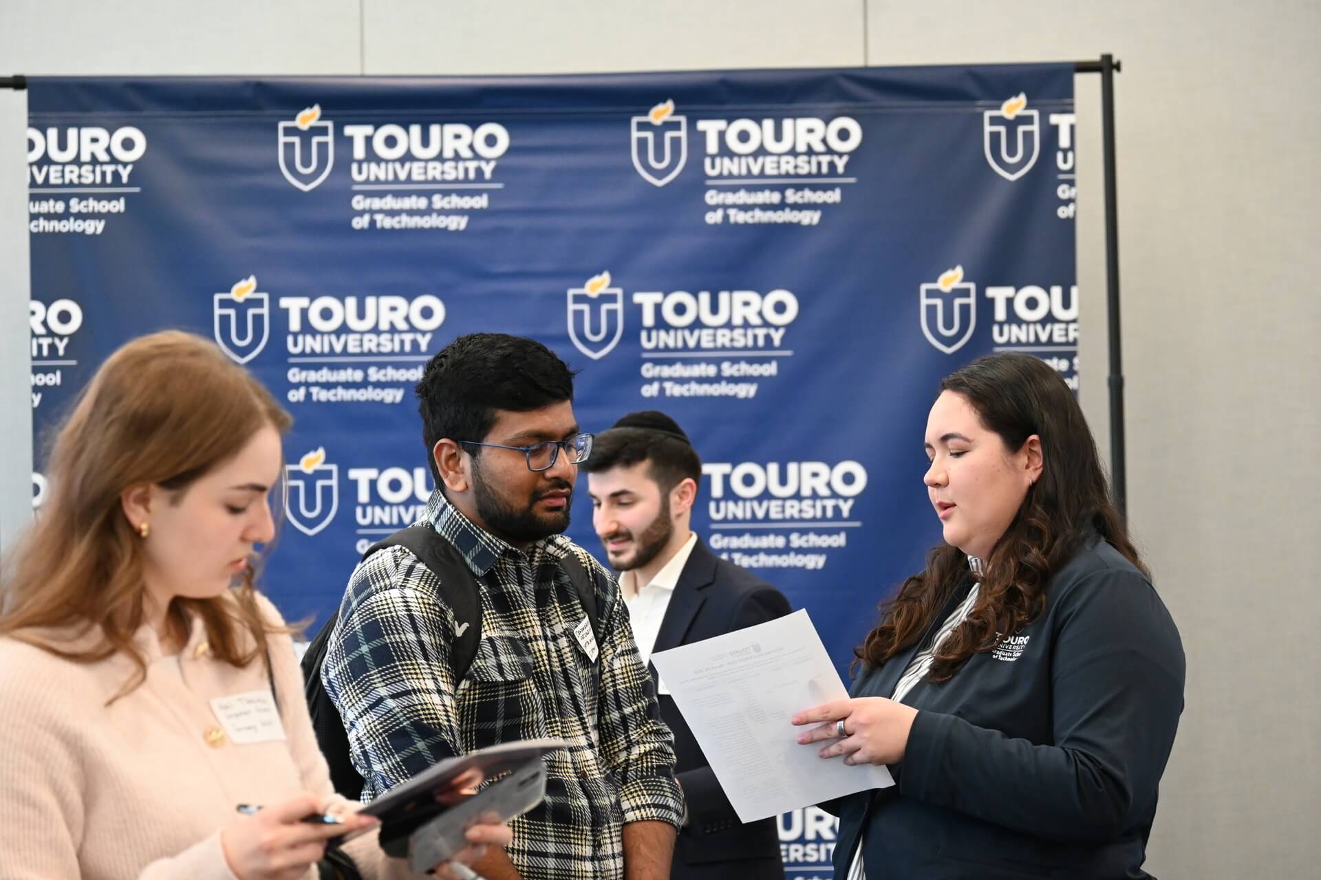 NYPD and New York State Office of Information Technology Services booths at the career fair