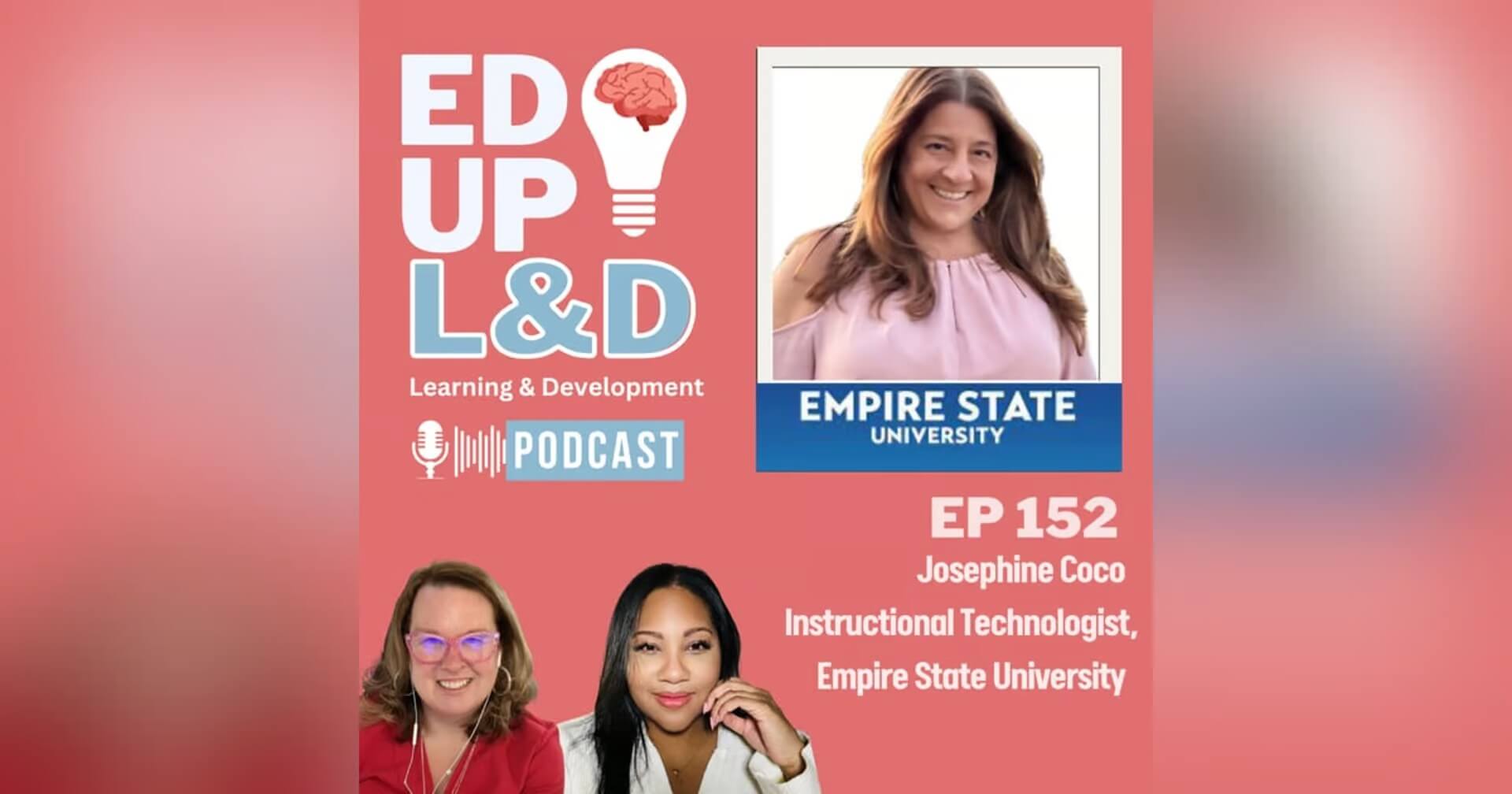 From Classroom to Freelance to Higher Education ID, A Journey of Learning with Josephine Coco, Instructional Technologist, Empire State University